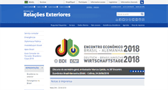 Desktop Screenshot of itamaraty.gov.br