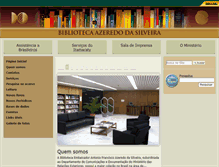 Tablet Screenshot of biblioteca.itamaraty.gov.br